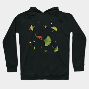 Ladybug and Gingko leaf Hoodie